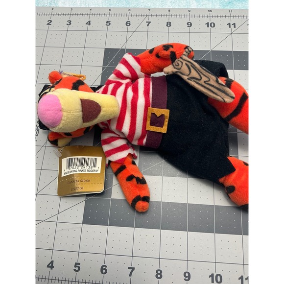 Disney Tigger Pirate Bean Bag Plush With Tags Winnie the Pooh - Picture 4 of 5